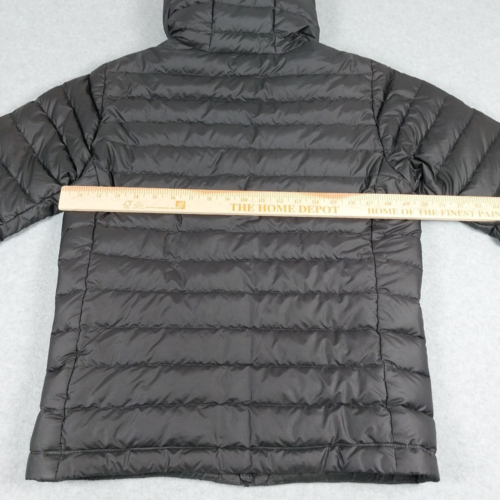 Patagonia Jacket Mens Small Black Down Sweater Hoody Insulated Full Zip Hiking - Picture 12 of 16
